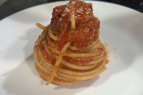 Spaghetti con polpette