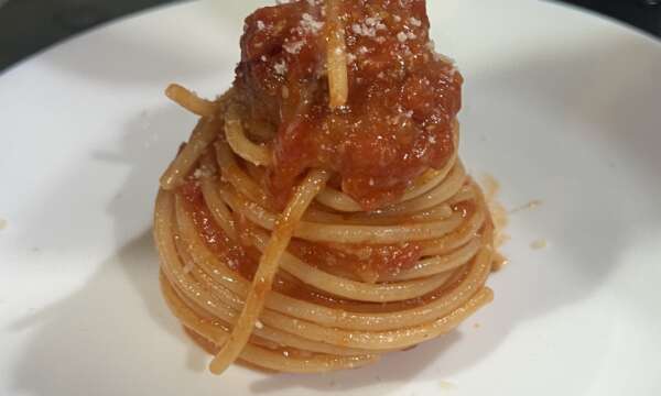 Spaghetti con polpette